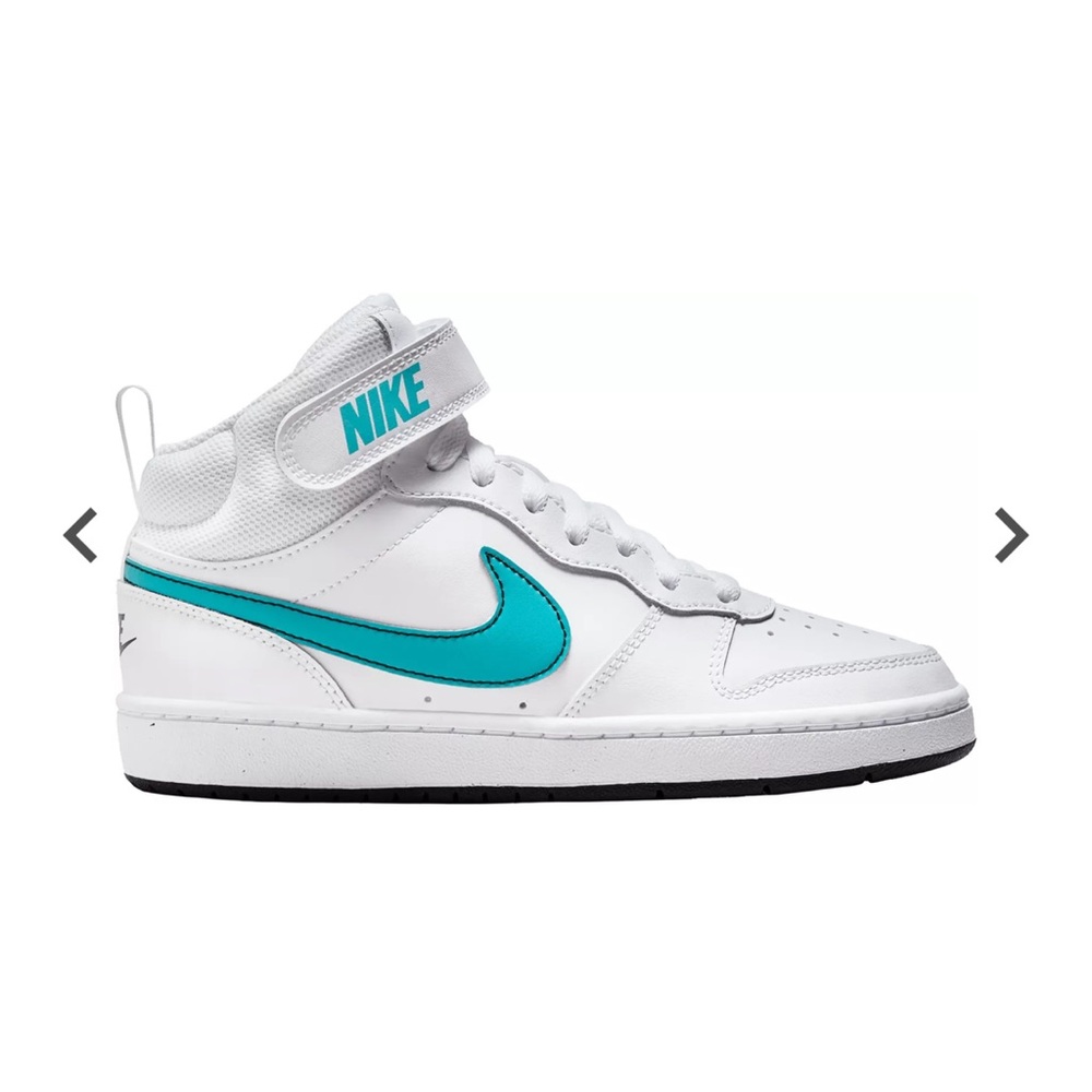 Nike Kids Grade School Court Borough Mid 2 Shoes. Tennis. Sneakers